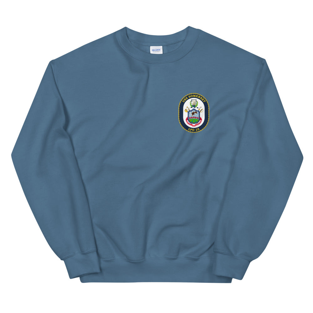 USS Somerset (LPD-25) Ship's Crest Sweatshirt
