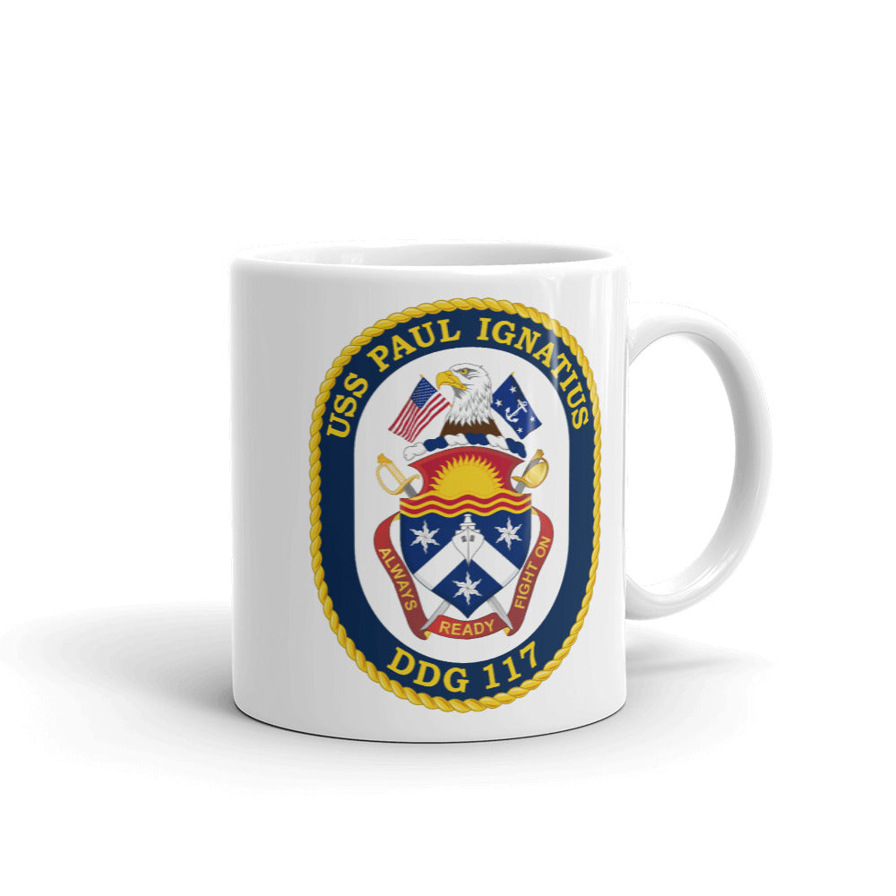 USS Paul Ignatius (DDG-117) Ship's Crest Mug