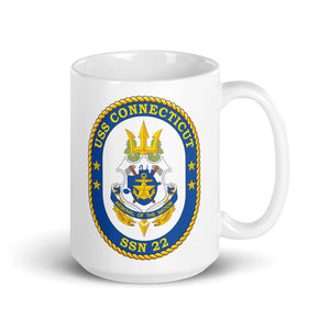 USS Connecticut (SSN-22) Ship's Crest Mug