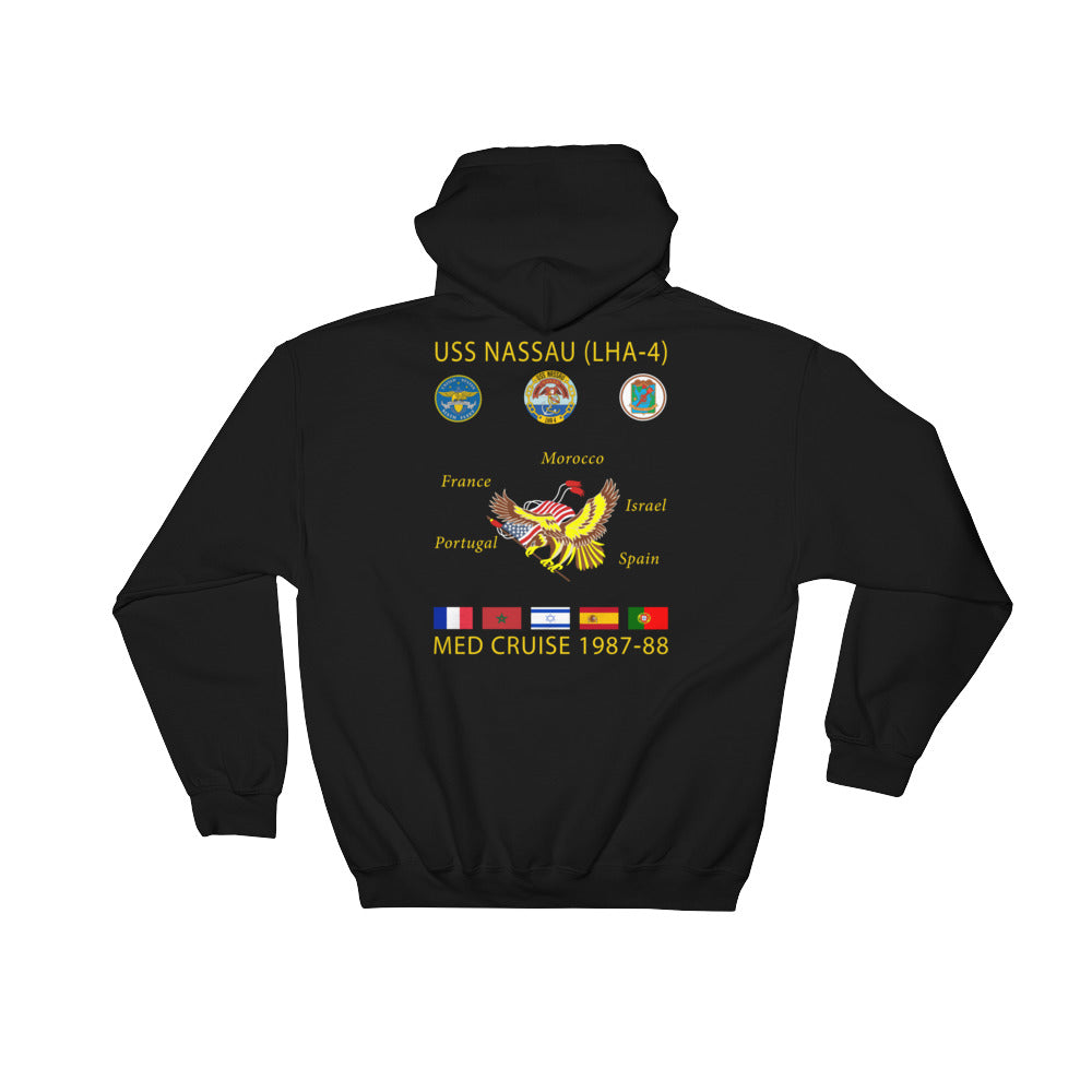 USS Nassau (LHA-4) 1987-88 Cruise Hoodie