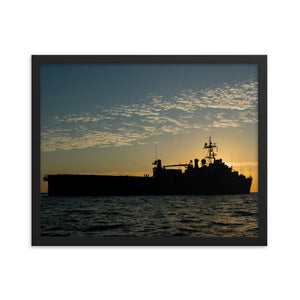 USS Ponce (LPD-15) Framed Ship Photo