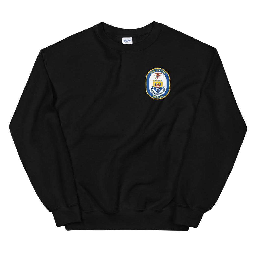 USS Nitze (DDG-94) Ship's Crest Sweatshirt