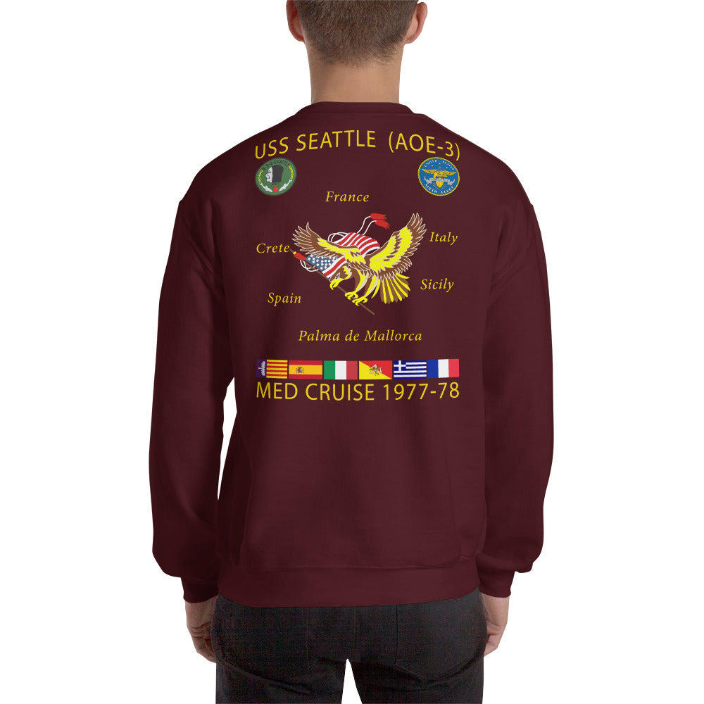 USS Seattle (AOE-3) 1977-78 Cruise Sweatshirt