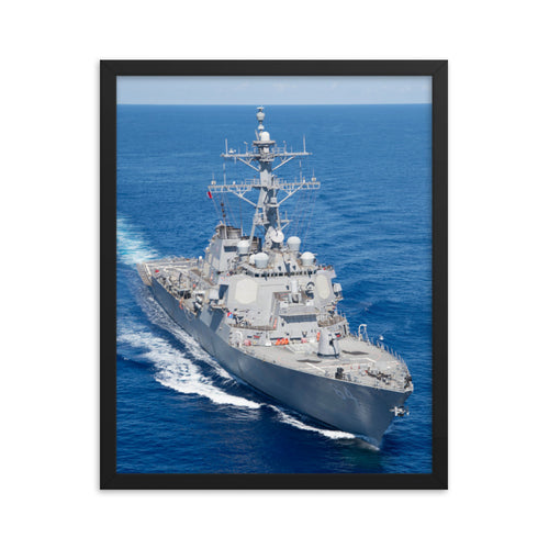 USS Carney (DDG-64) Framed Ship Photo