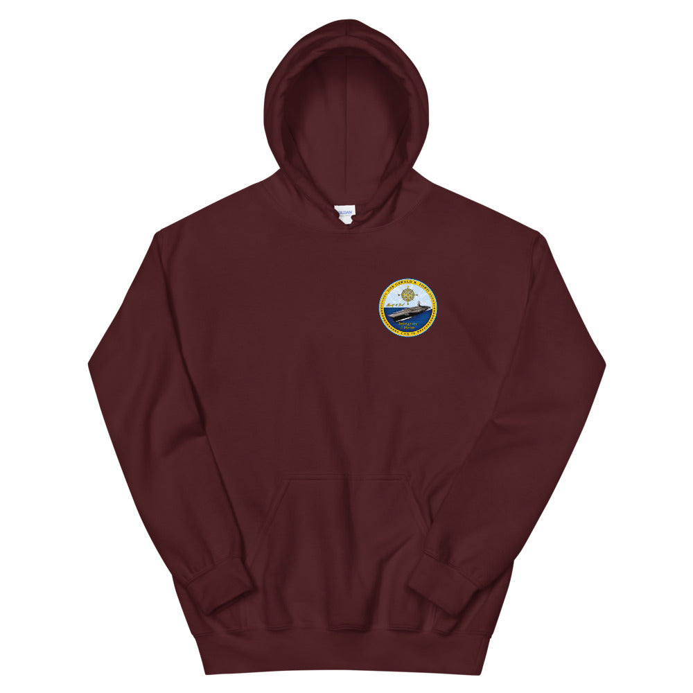 USS Gerald R. Ford (CVN-78) Ship's Crest Hoodie