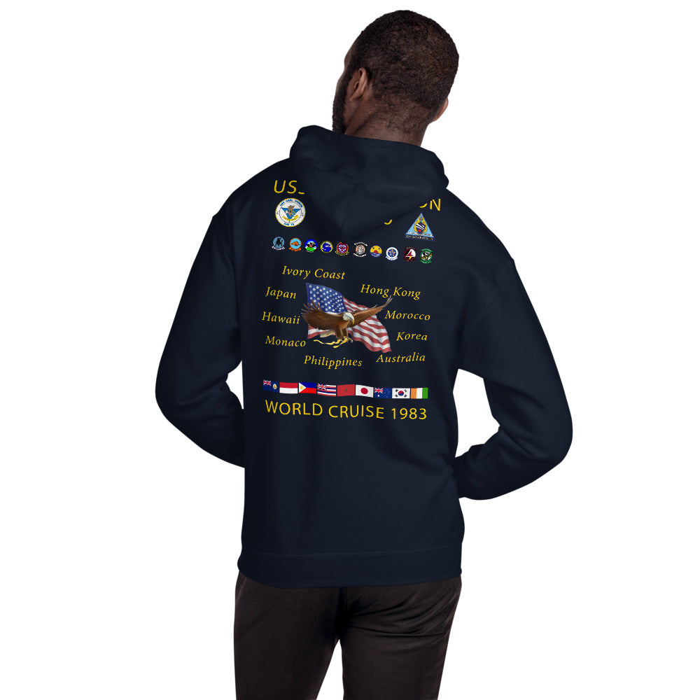 USS Carl Vinson (CVN-70) 1983 Cruise Hoodie