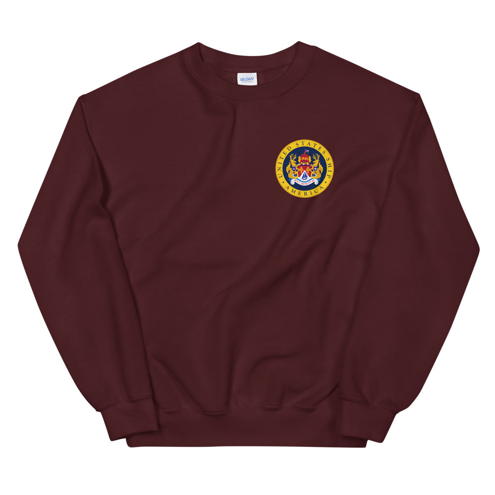 USS America (CV-66) 1990-91 Cruise Sweatshirt (Ver 1)