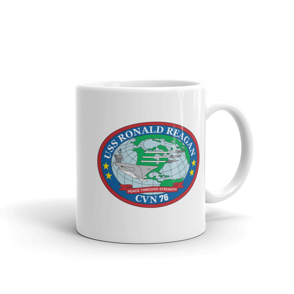 USS Ronald Reagan (CVN-76) Ship's Crest Mug