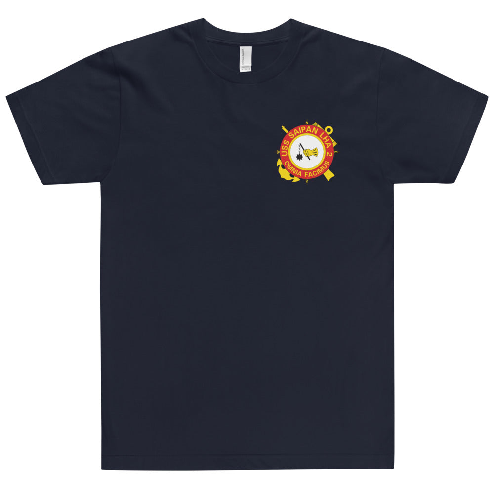 USS Saipan (LHA-2) Ship's Crest Shirt