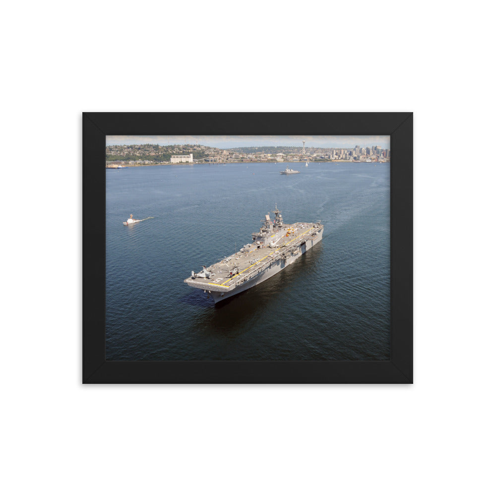 USS Bonhomme Richard (LHD-6) Framed Ship Photo