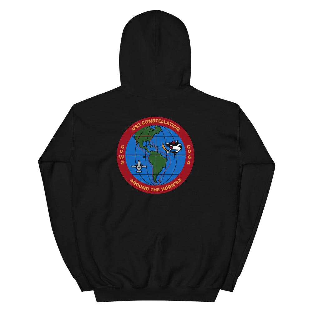 USS Constellation (CV-64) Around the Horn '93 Hoodie