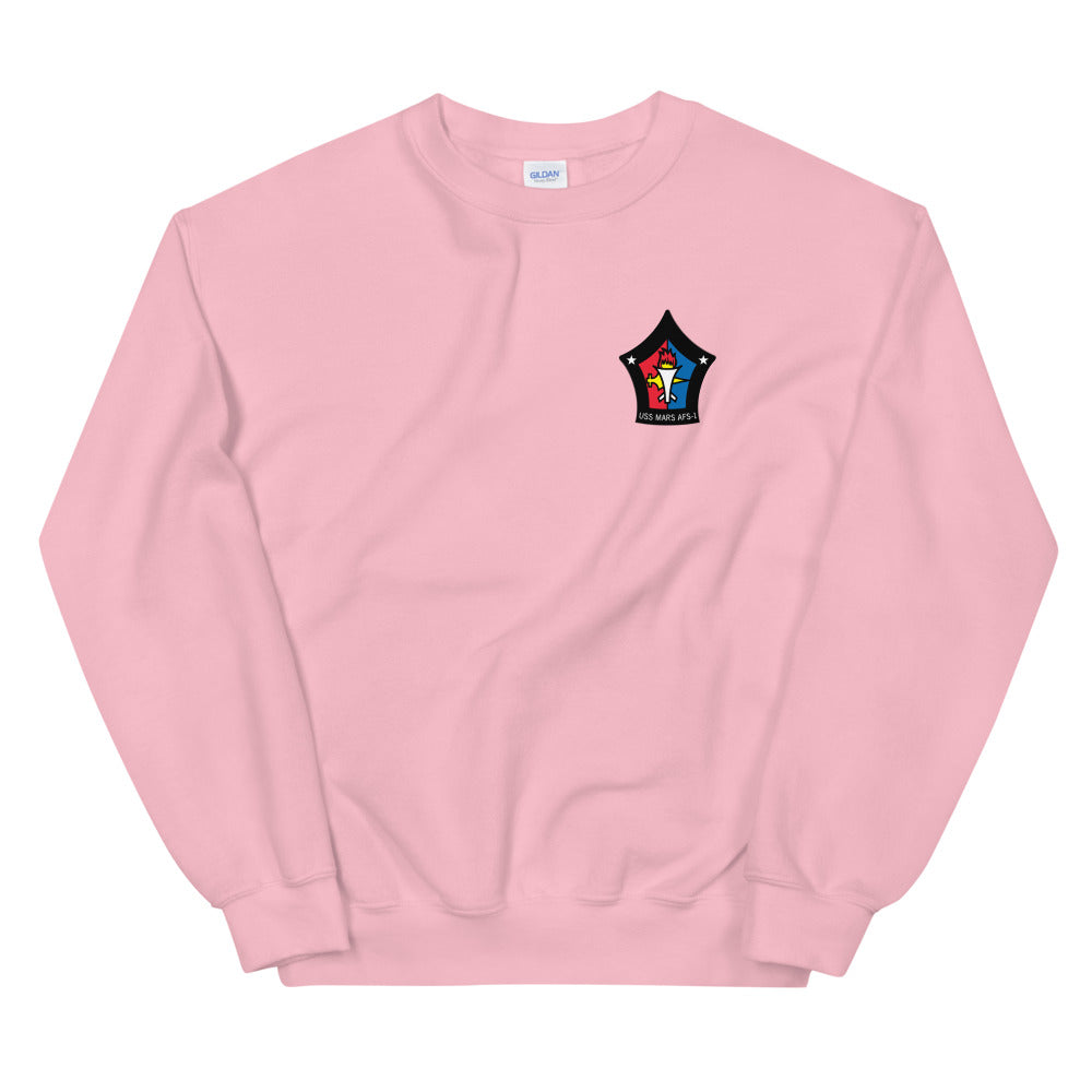 USS Mars (AFS-1) Ship's Crest Sweatshirt