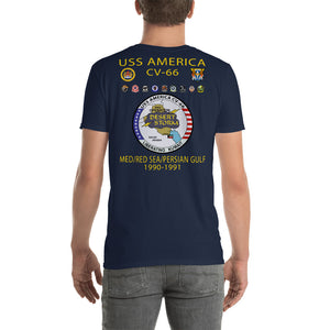 USS America (CV-66) 1990-91 Cruise Shirt (Ver 2)