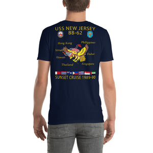 USS New Jersey (BB-62) 1989-90 Cruise Shirt