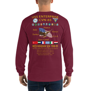 USS Enterprise (CVN-65) 1998-99 Long Sleeve Cruise Shirt