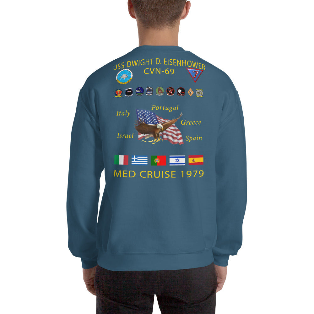 USS Dwight D. Eisenhower (CVN-69) 1979 Cruise Sweatshirt