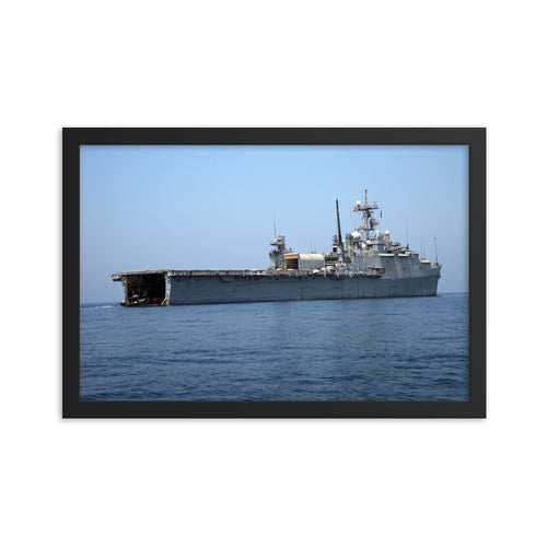 USS Ponce (LPD-15) Framed Ship Photo