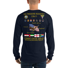 Load image into Gallery viewer, USS Theodore Roosevelt (CVN-71) 2008-09 Long Sleeve Cruise Shirt