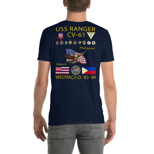 USS Ranger (CV-61) 1983-84 Cruise Shirt