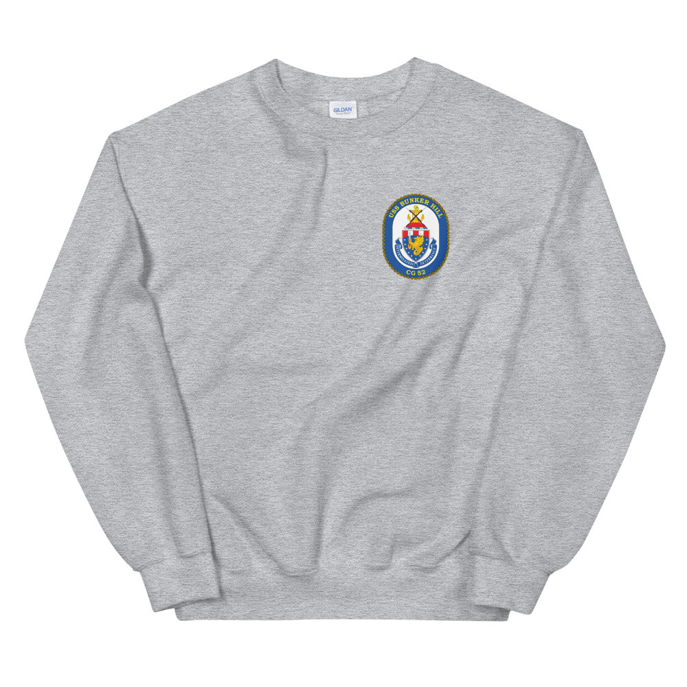 USS Bunker Hill (CG-52) Ship's Crest Sweatshirt