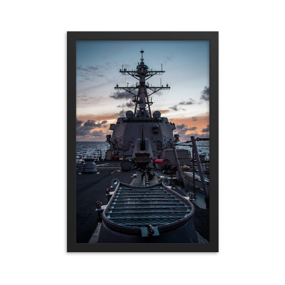 USS Dewey (DDG-105) Framed Ship Photo