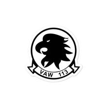 Load image into Gallery viewer, VAW-113 Black Eagles Squadron Crest Vinyl Sticker