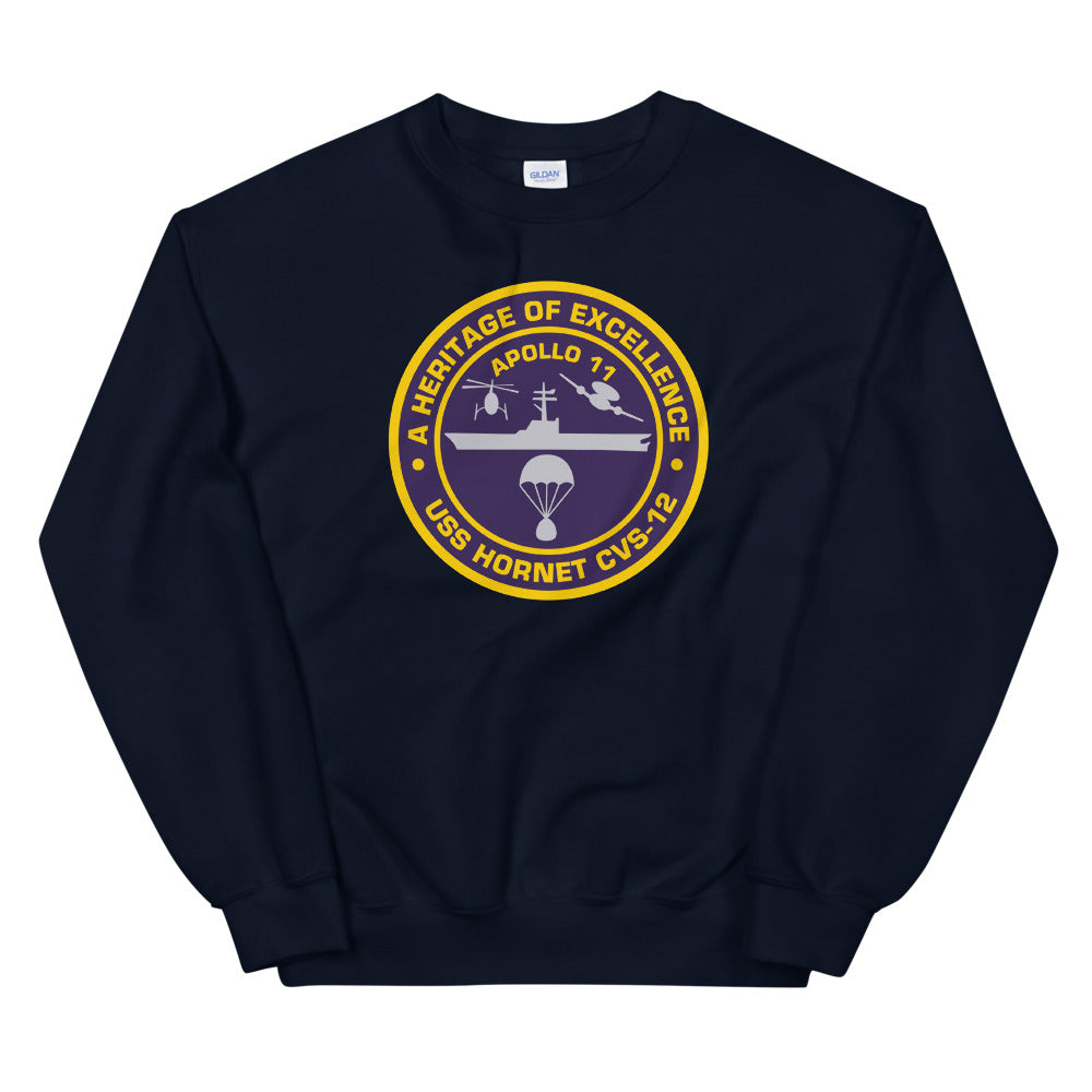 USS Hornet (CVS-12) Apollo 11 Sweatshirt