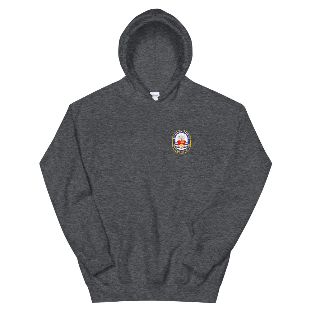 USS New Jersey (BB-62) Ship's Crest Hoodie
