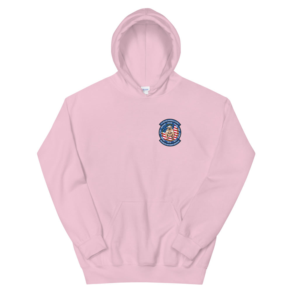 USS America (CV-66) Big Dog's Last Romp 1995-96 Hoodie