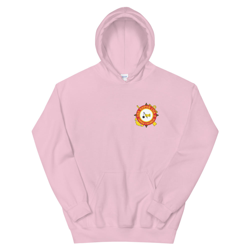 USS Saipan (LHA-2) Ship's Crest Hoodie