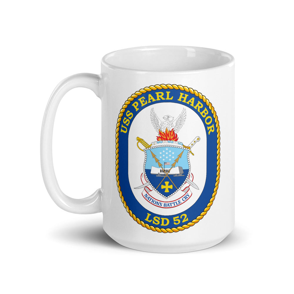 USS Pearl Harbor (LSD-52) Ship's Crest Mug