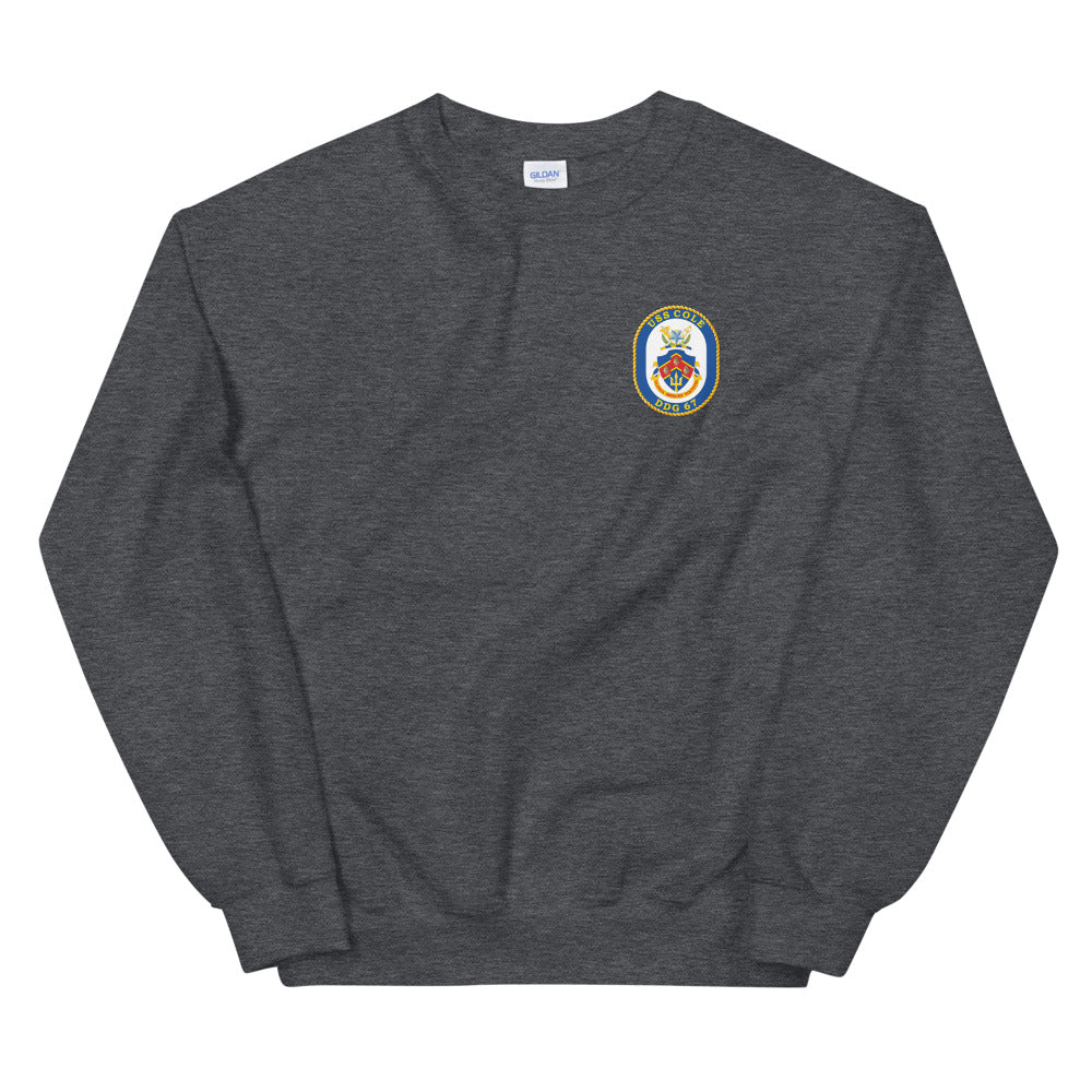 USS Cole (DDG-67) Ship's Crest Sweatshirt