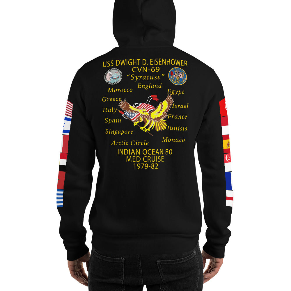 IKE CUSTOM w/FLAGS - E HUGHES - Hoodie