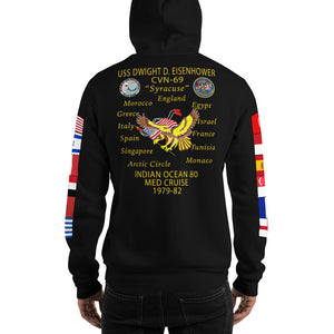 IKE CUSTOM w/FLAGS - E HUGHES - Hoodie