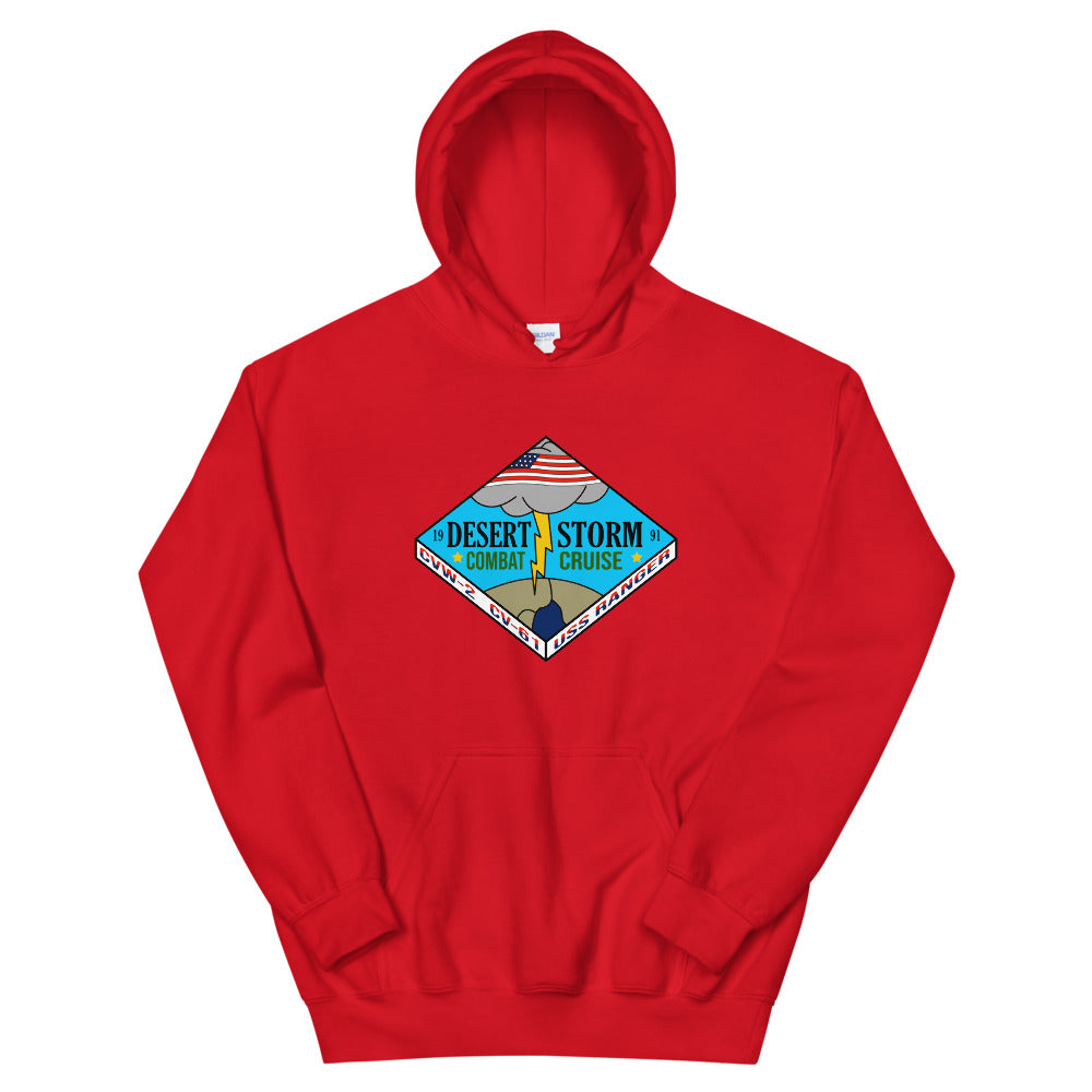 USS Ranger (CV-61) Desert Storm Combat Cruise Hoodie
