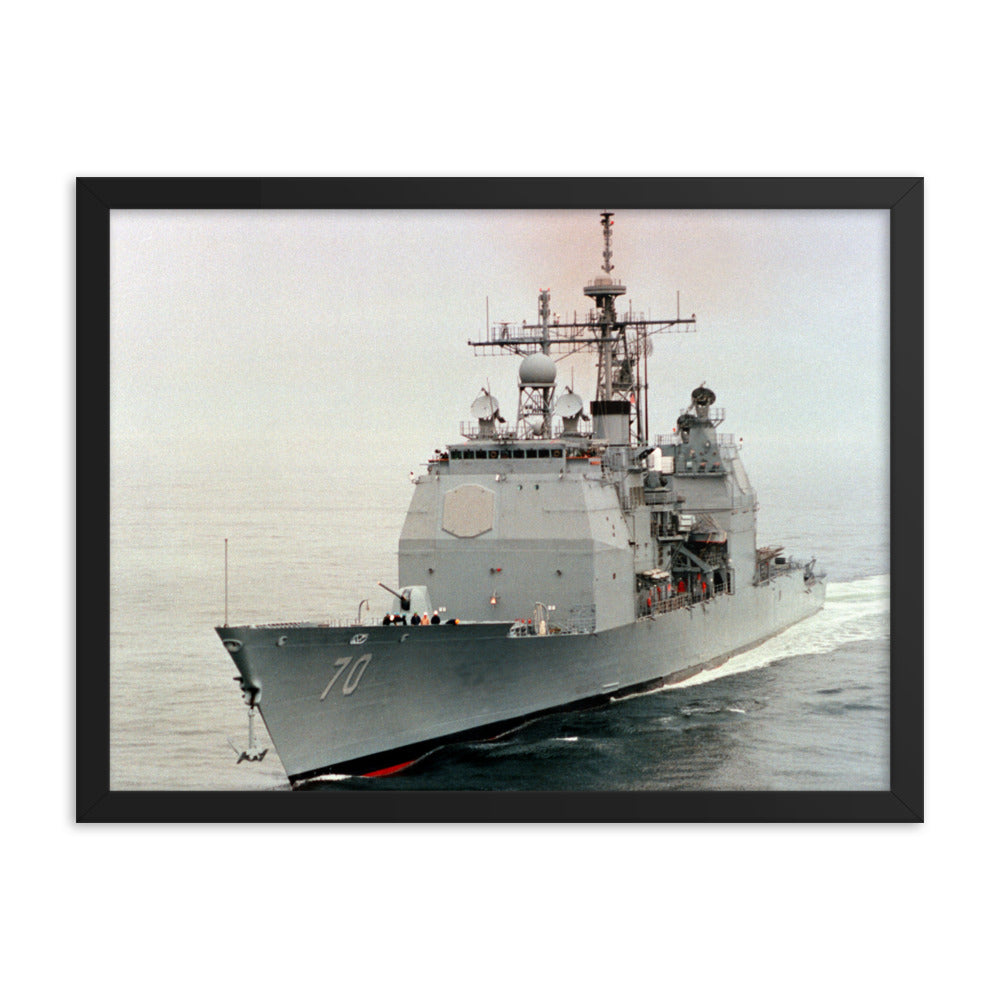 USS Lake Erie (CG-70) Framed Ship Photo