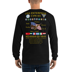 USS Enterprise (CVN-65) 1998-99 Long Sleeve Cruise Shirt