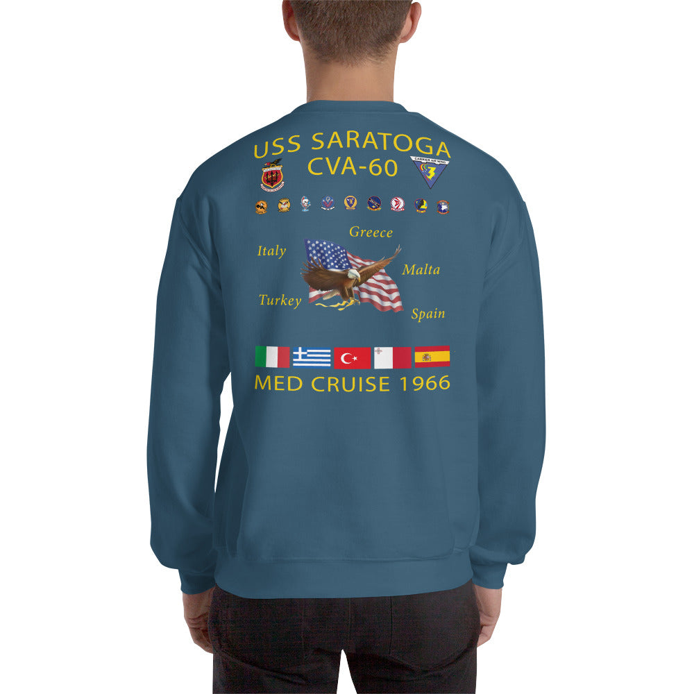 USS Saratoga (CVA-60) 1966 Cruise Sweatshirt