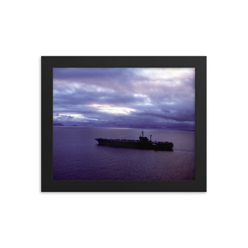 USS America (CV-66) Framed Ship Photo