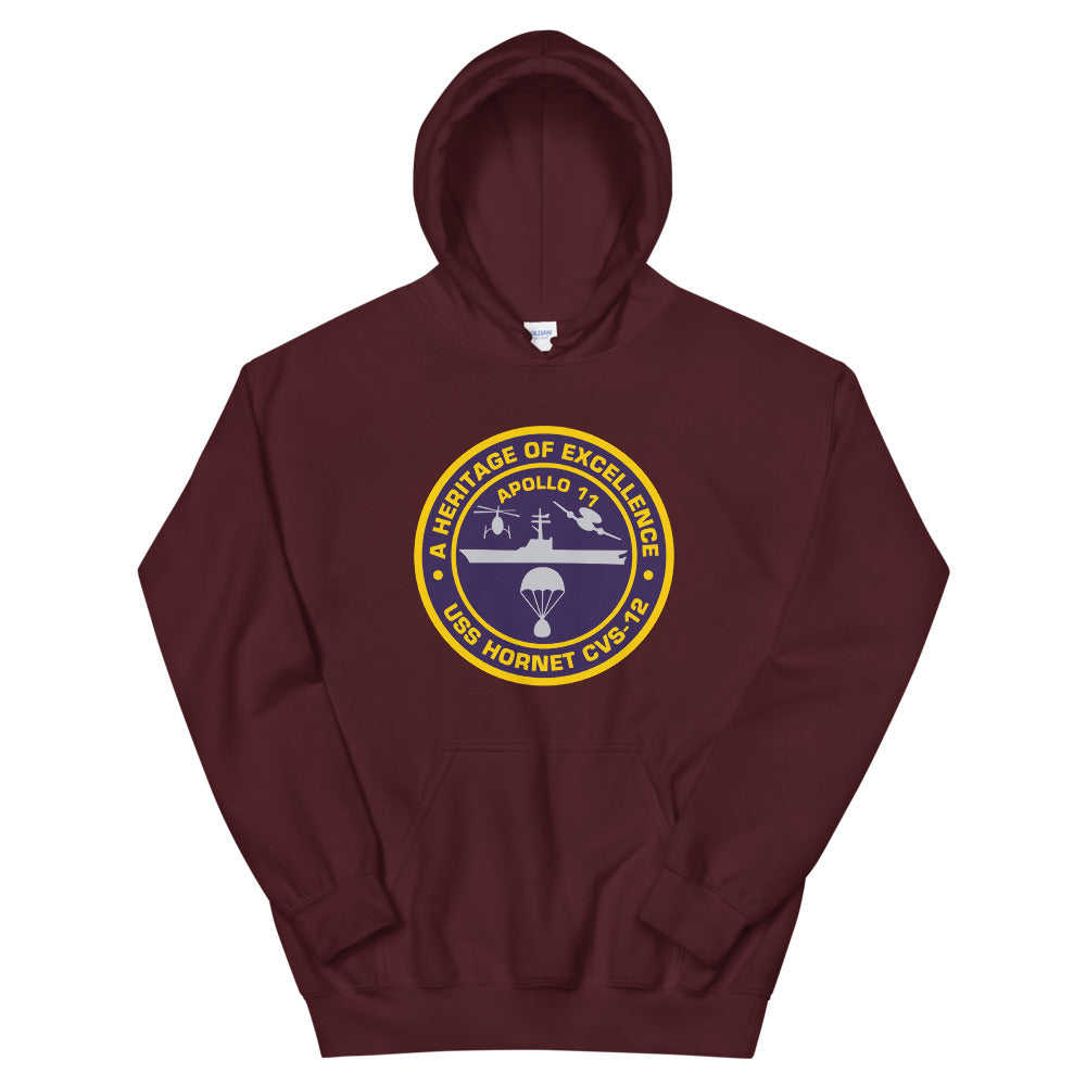 USS Hornet (CVS-12) Apollo 11 Hoodie