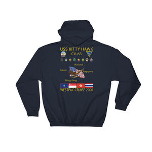 USS Kitty Hawk (CV-63) 2000 Cruise Hoodie