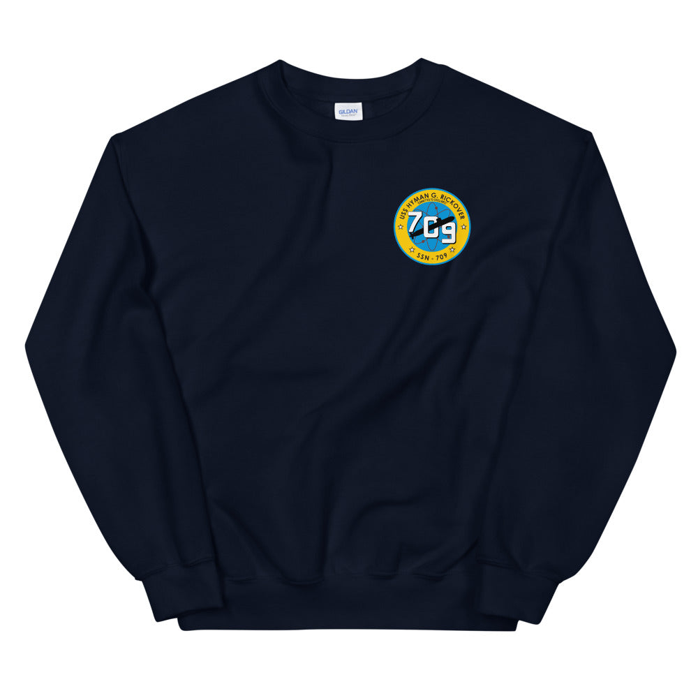 USS Hyman G. Rickover (SSN-709) Ship's Crest Sweatshirt