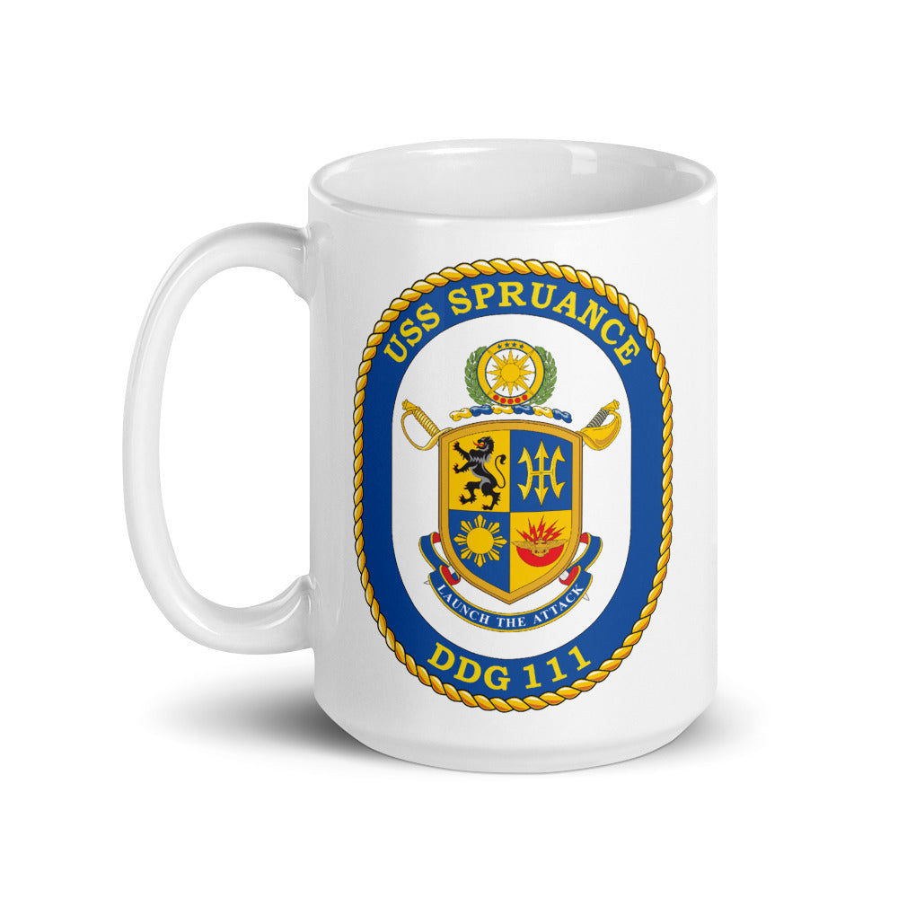USS Spruance (DDG-111) Ship's Crest Mug