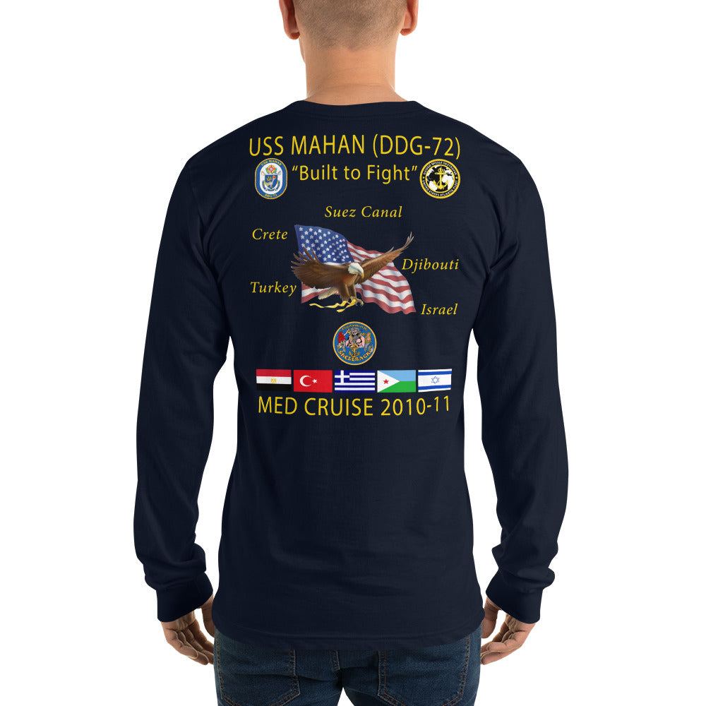 USS Mahan (DDG-72) 2010-11 Long Sleeve Cruise Shirt