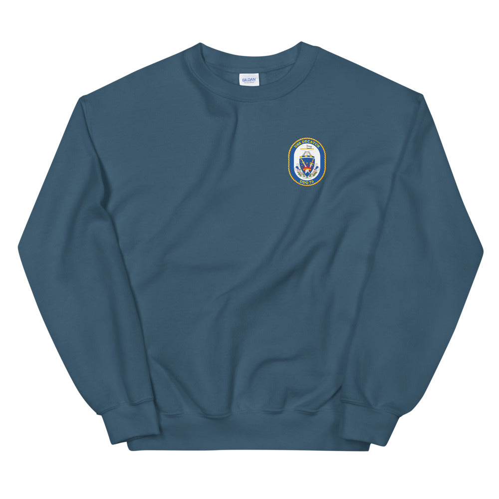 USS Decatur (DDG-73) Ship's Crest Sweatshirt
