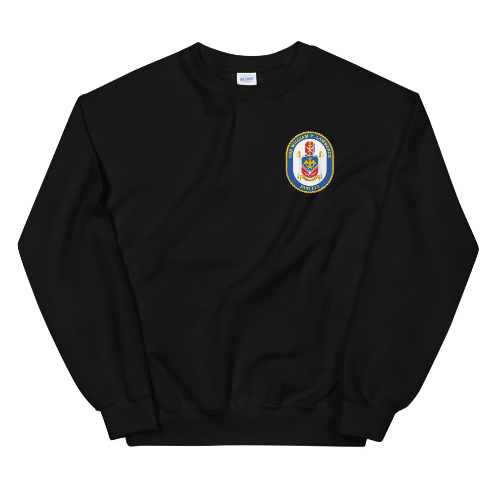 USS William P. Lawrence (DDG-110) Ship's Crest Sweatshirt