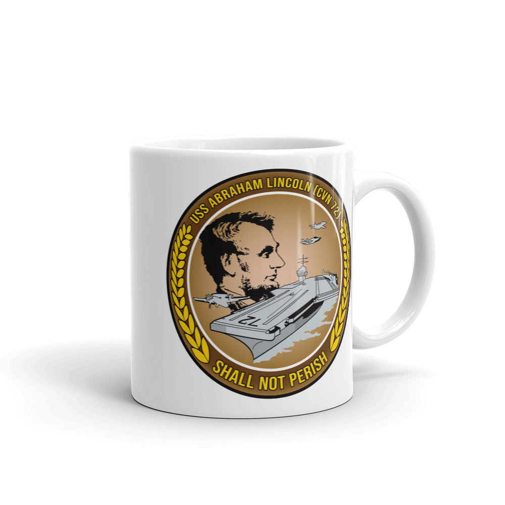 USS Abraham Lincoln (CVN-72) Ship's Crest Mug