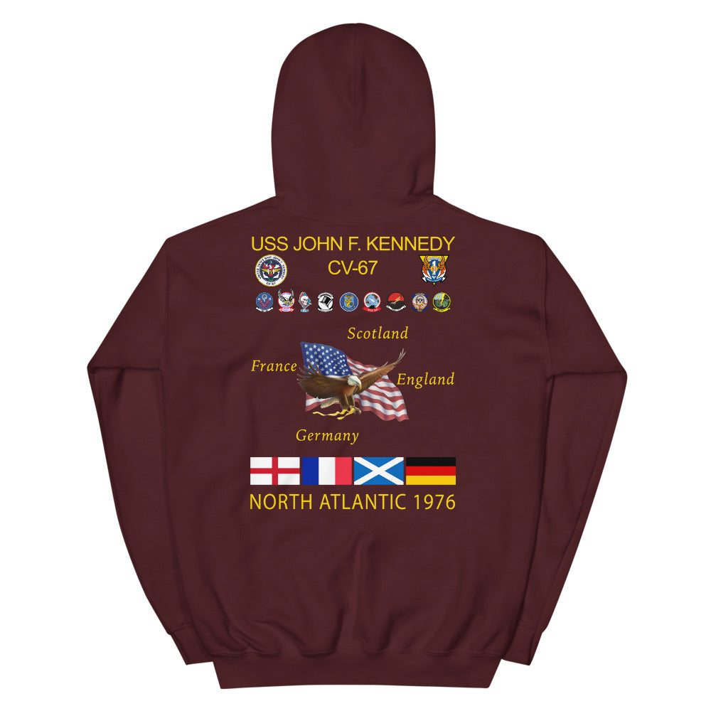 USS John F. Kennedy (CV-67) 1976 Cruise Hoodie