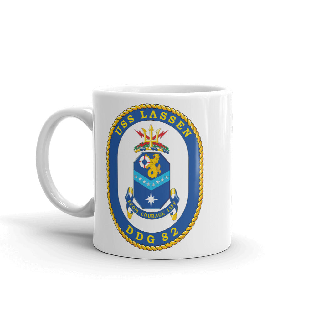 USS Lassen (DDG-82) Ship's Crest Mug