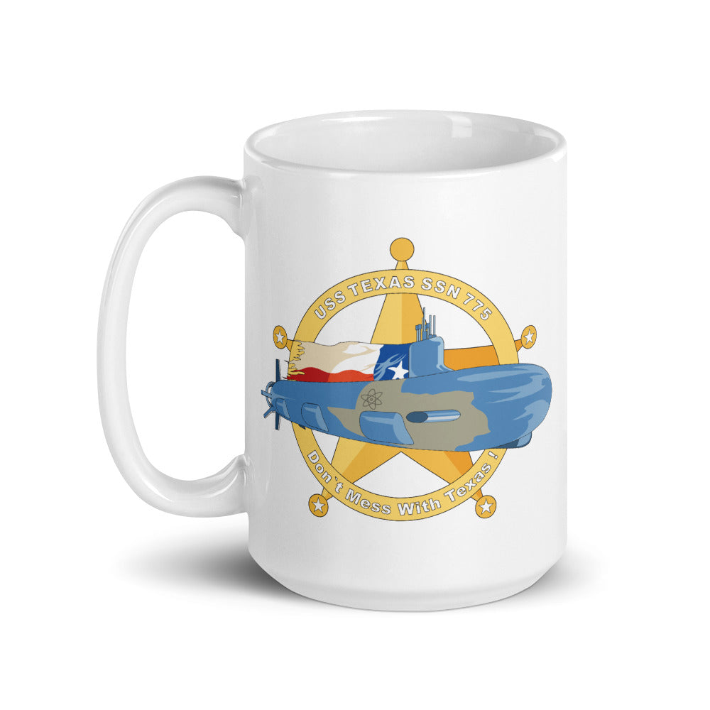 USS Texas (SSN-775) Ship's Crest Mug